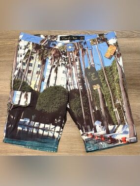 Cote de Nuits Scenic Shorts Hand-Crafted Cotton Size 38 MSRP $70 New with Tags
